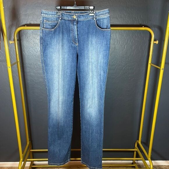 St. John Classic Blue Denim Jeans - Picture 1 of 13